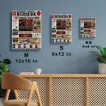 Anime Metal Poster Wall Decor - Dark Fantasy Newspaper - Image 7