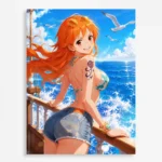 Anime Metal Poster Wall Decor - OP - Nami