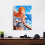 Anime Metal Poster Wall Decor - OP - Nami - Image 4