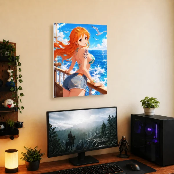 Anime Metal Poster Wall Decor - OP - Nami - Image 5