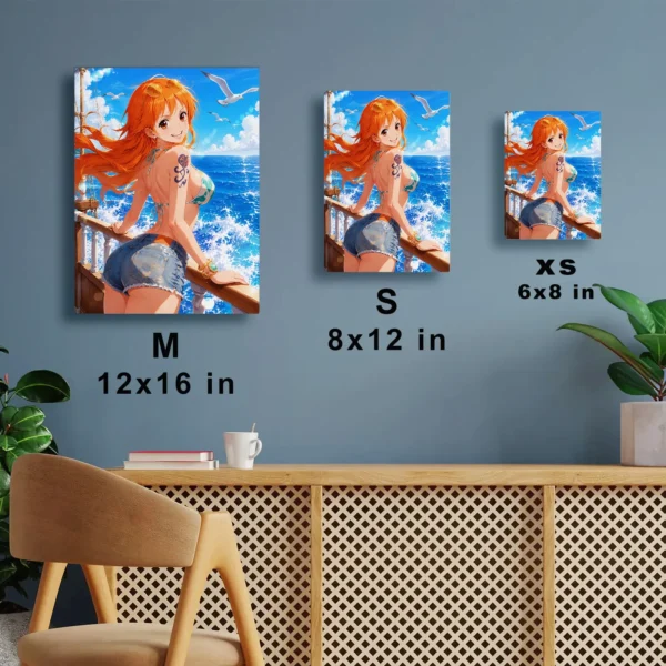 Anime Metal Poster Wall Decor - OP - Nami - Image 7
