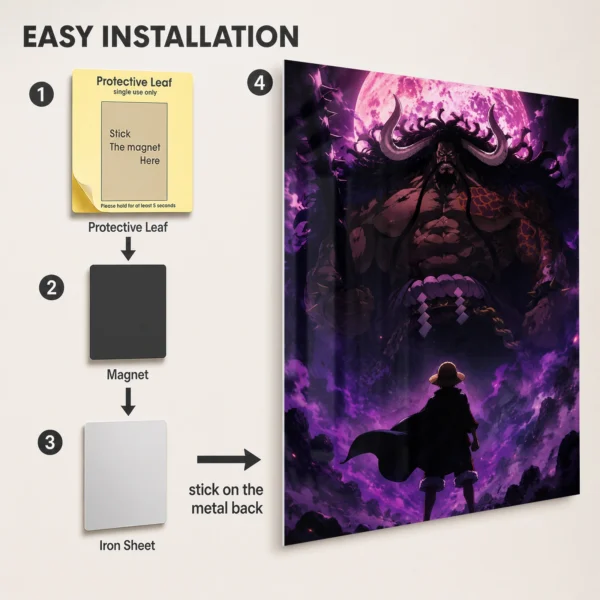 Anime Metal Poster Wall Decor - OP - Image 2