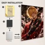 Anime Metal Poster Wall Decor - OP - Sanji - Image 2