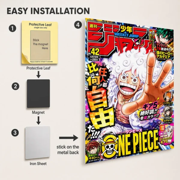 Anime Metal Poster Wall Decor - OP - Gear 5 - B - Image 2