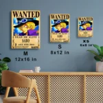 Anime Metal Poster Wall Decor - OP - Sabo Wanted - Image 7