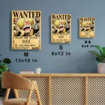 Anime Metal Poster Wall Decor - OP - Sanji Wanted - Image 7