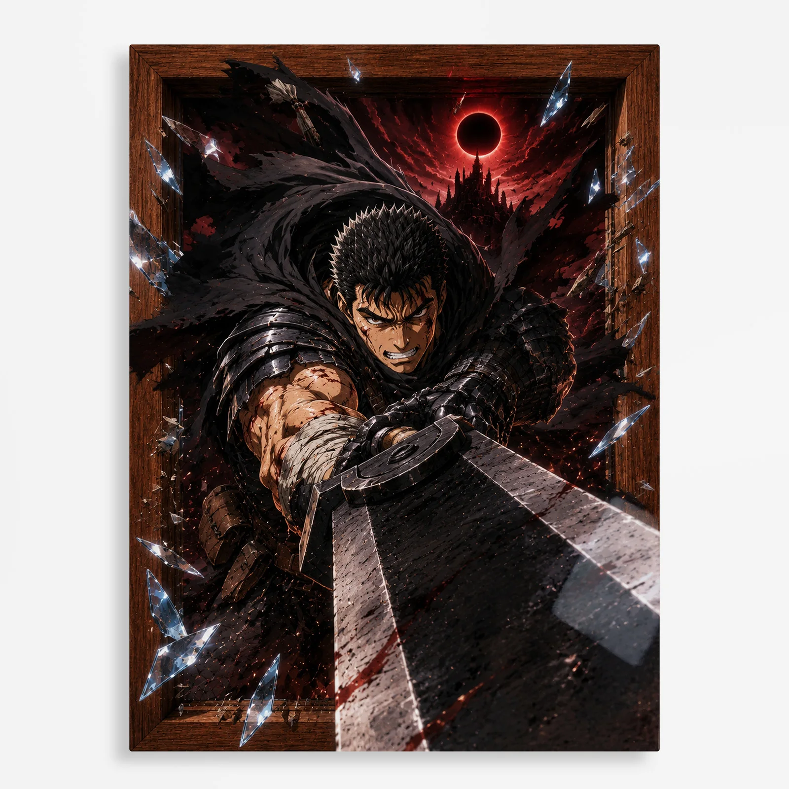 anime metal poster (30) s1 Anime Metal Poster Wall Decor - Dark Fantasy Guts - Image 1