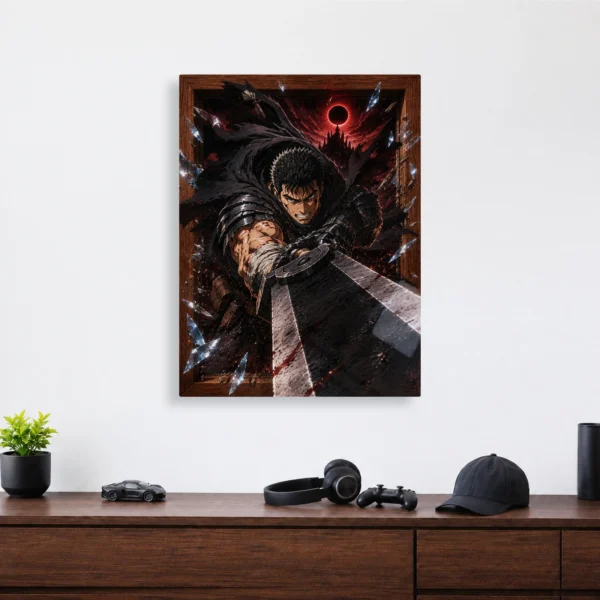 Anime Metal Poster Wall Decor - Dark Fantasy Guts - Image 4