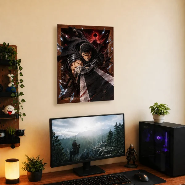 Anime Metal Poster Wall Decor - Dark Fantasy Guts - Image 5