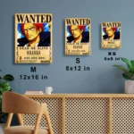 Anime Metal Poster Wall Decor - OP - Shanks Wanted - Image 7