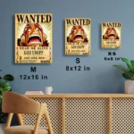 Anime Metal Poster Wall Decor - OP - Usopp Wanted - Image 7