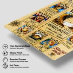 Anime Metal Poster Wall Decor - OP Wanted - Image 6