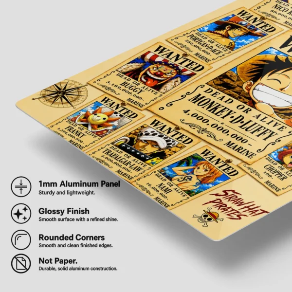 Anime Metal Poster Wall Decor - OP Wanted - Image 6