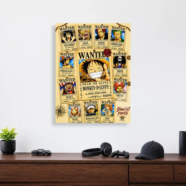 Anime Metal Poster Wall Decor - OP Wanted - Image 4