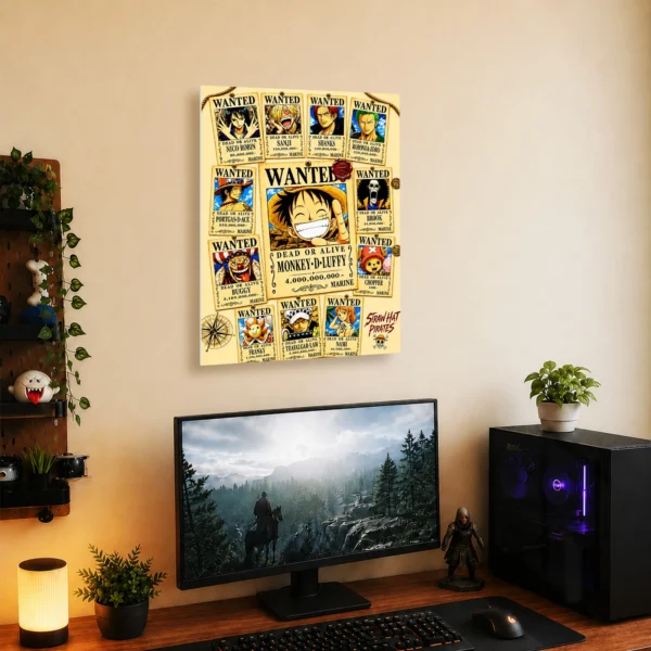 Anime Metal Poster Wall Decor - OP Wanted - Image 5