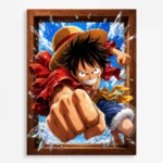Anime Metal Poster Wall Decor - OP - Monkey D. Luffy