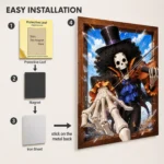 Anime Metal Poster Wall Decor - OP - Brook - Image 2