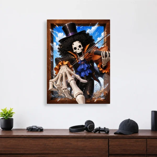 Anime Metal Poster Wall Decor - OP - Brook - Image 4