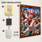 Anime Metal Poster Wall Decor - OP - Buggy - Image 2