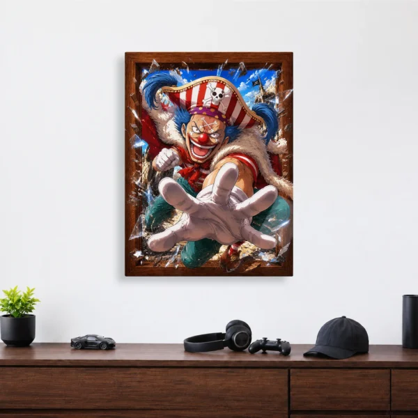 Anime Metal Poster Wall Decor - OP - Buggy - Image 4