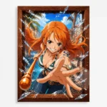 Anime Metal Poster Wall Decor - OP - Nami - A