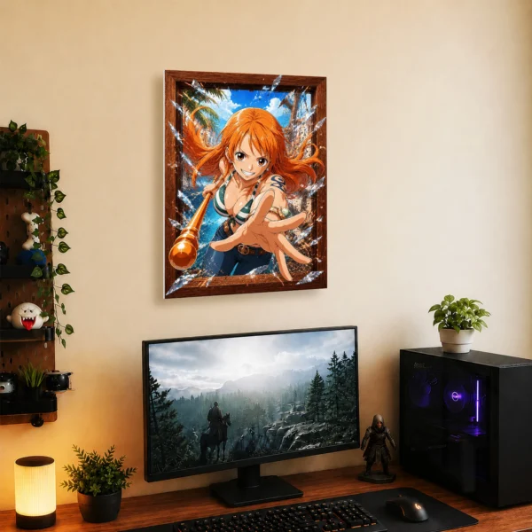 Anime Metal Poster Wall Decor - OP - Nami - A - Image 5