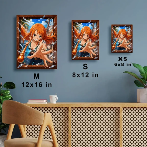 Anime Metal Poster Wall Decor - OP - Nami - A - Image 7
