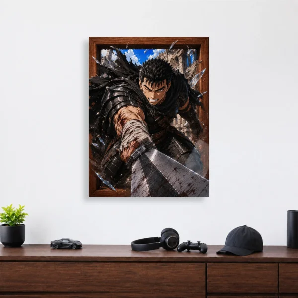 Anime Metal Poster Wall Decor - Dark Fantasy Guts - A - Image 4