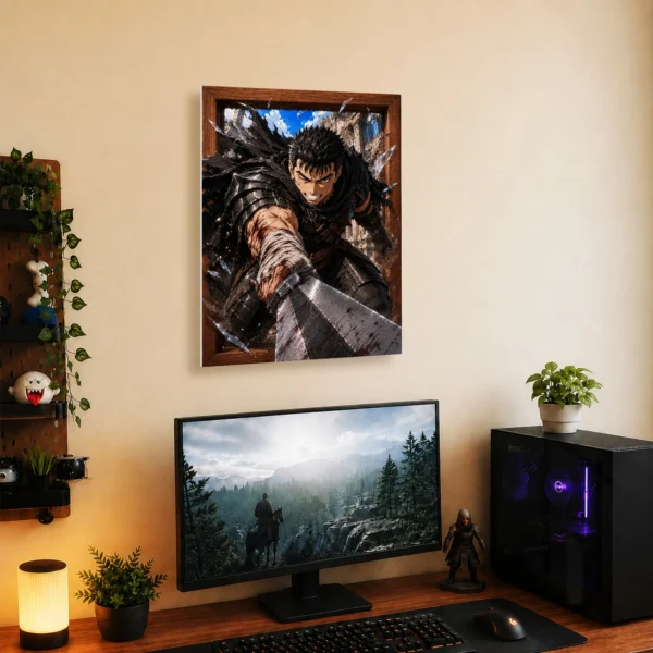 Anime Metal Poster Wall Decor - Dark Fantasy Guts - A - Image 5