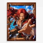 Anime Metal Poster Wall Decor - OP - Shanks