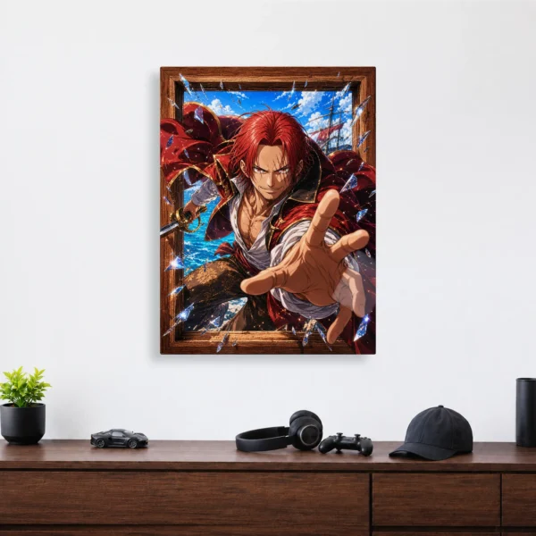 Anime Metal Poster Wall Decor - OP - Shanks - Image 4