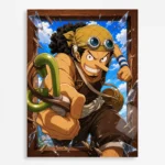 Anime Metal Poster Wall Decor - OP - Usopp