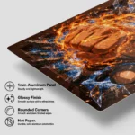 Anime Metal Poster Wall Decor - OP - Portgas D. Ace - Image 6