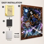 Anime Metal Poster Wall Decor - OP - Brook - A - Image 2