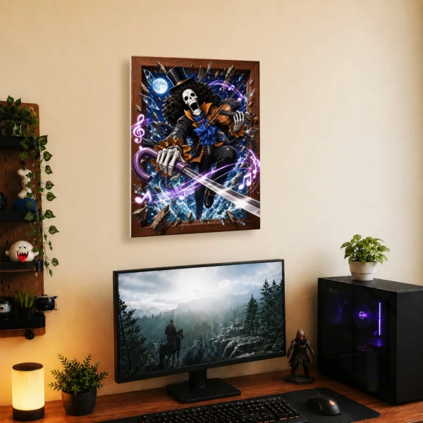 Anime Metal Poster Wall Decor - OP - Brook - A - Image 4