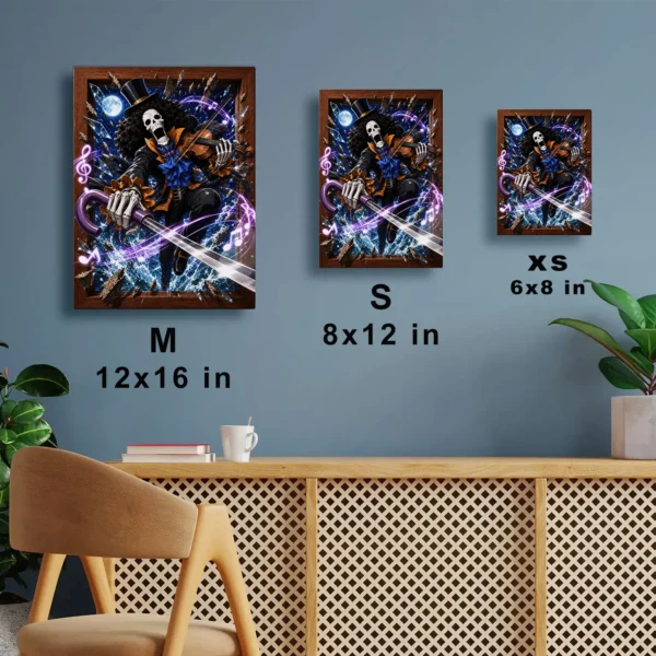 Anime Metal Poster Wall Decor - OP - Brook - A - Image 6