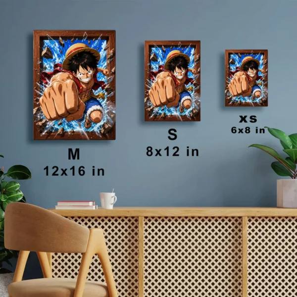 Anime Metal Poster Wall Decor - OP - Luffy - Image 7