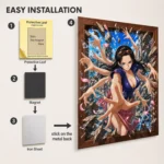 Anime Metal Poster Wall Decor - OP - Nico Robin - A - Image 2
