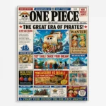 Anime Metal Poster Wall Decor - OP - Straw Hat Pirates