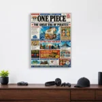 Anime Metal Poster Wall Decor - OP - Straw Hat Pirates - Image 4