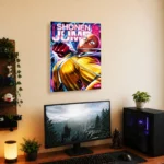 Anime Metal Poster Wall Decor - OPM - Saitama - Image 5