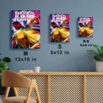 Anime Metal Poster Wall Decor - OPM - Saitama - Image 7