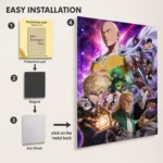 Anime Metal Poster Wall Decor - OPM - Image 2