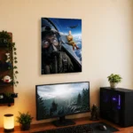 Anime Metal Poster Wall Decor - OPM - Saitama - A - Image 5