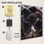 Anime Metal Poster Wall Decor - OPM - A - Image 2