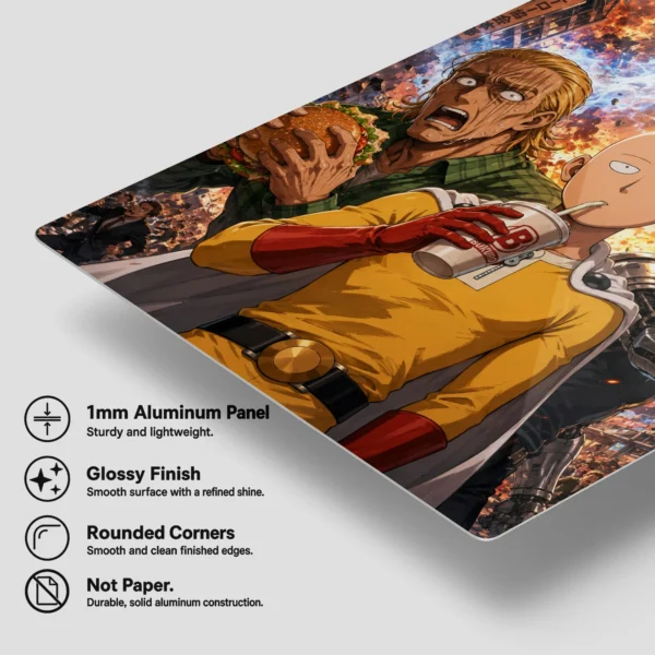 Anime Metal Poster Wall Decor - OPM - B - Image 6