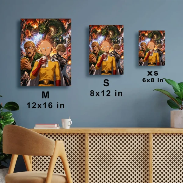 Anime Metal Poster Wall Decor - OPM - B - Image 7