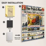 Anime Metal Poster Wall Decor - OPM - C - Image 2