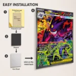 Anime Metal Poster Wall Decor - Poke - Mega Gengar - Image 2