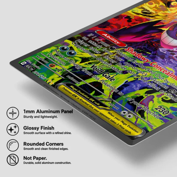 Anime Metal Poster Wall Decor - Poke - Mega Gengar - Image 6